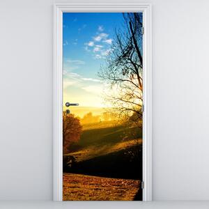 Foto tapeta za vrata - Izlazak sunca (95x205cm)