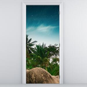 Foto tapeta za vrata - Palme (95x205cm)