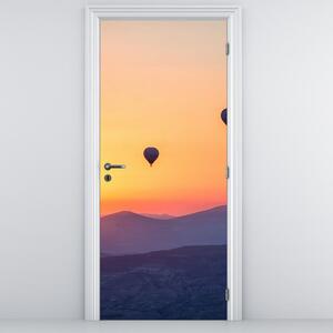 Foto tapeta za vrata - Baloni na vrući zrak (95x205cm)