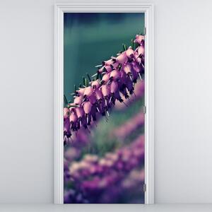 Foto tapeta za vrata - Ljubičasto cvijeće (95x205cm)