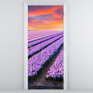 Foto tapeta za vrata -Farma cvijeća (95x205cm)