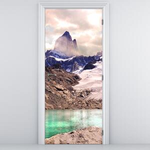 Foto tapeta za vrata - Planinsko jezero (95x205cm)