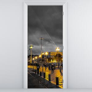 Foto tapeta za vrata - Panoramski vrtuljak u sumraku (95x205cm)
