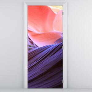 Foto tapeta za vrata - Pijesak u boji (95x205cm)
