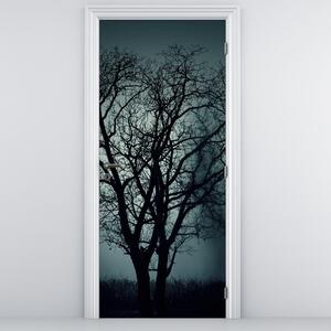 Foto tapeta za vrata - Drvo u sumraku (95x205cm)