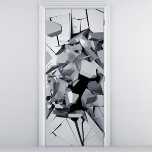 Foto tapeta za vrata - Apstrakcija 3D (95x205cm)