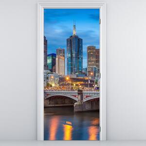 Foto tapeta za vrata - Grad Melbourne (95x205cm)