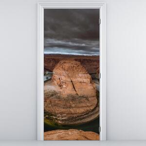 Foto tapeta za vrata - Jezero u litici (95x205cm)