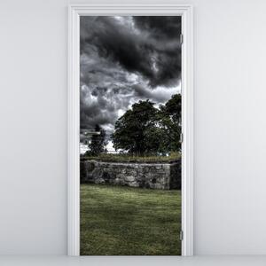 Foto tapeta za vrata - Oblačno nebo (95x205cm)