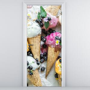 Foto tapeta za vrata - Sladoled (95x205cm)