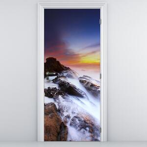 Foto tapeta za vrata - Planina u magli (95x205cm)