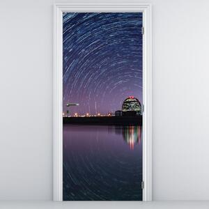 Foto tapeta za vrata - Noćno nebo sa zvijezdama (95x205cm)
