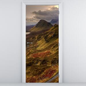 Foto tapeta za vrata - Škotske planine (95x205cm)