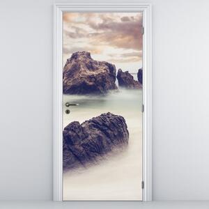 Foto tapeta za vrata - Litice u magli (95x205cm)
