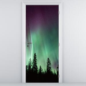 Foto tapeta za vrata - Polarna svijetlost (95x205cm)