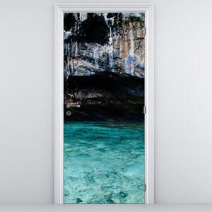 Foto tapeta za vrata - Voda i Stijene (95x205cm)