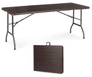 Ugostiteljski sklopivi stol 180 cm - tamno smeđi