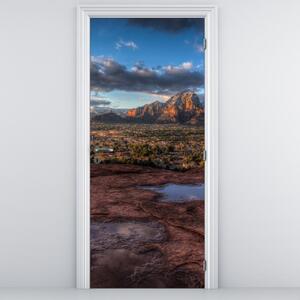 Foto tapeta za vrata - Planine (95x205cm)