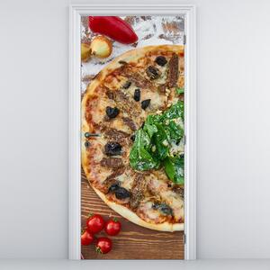 Foto tapeta za vrata - Pizza (95x205cm)