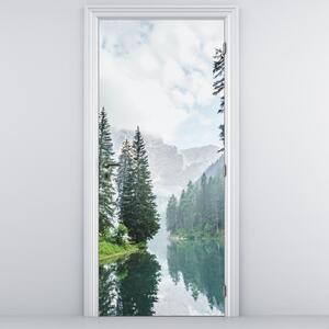 Foto tapeta za vrata - Šumsko jezero (95x205cm)