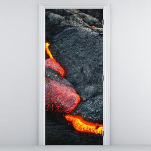 Foto tapeta za vrata - Lava (95x205cm)
