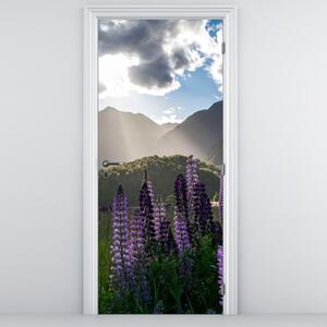 Foto tapeta za vrata - Krajolik lupine (95x205cm)