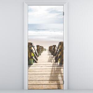 Foto tapeta za vrata - Ulaz na plažu (95x205cm)