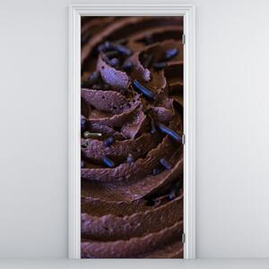 Foto tapeta za vrata - Čokoladni kolačić (95x205cm)