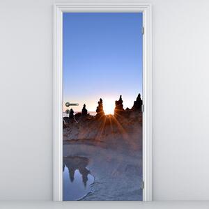 Foto tapeta za vrata - Pješčani krajolik (95x205cm)