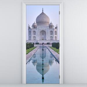 Foto tapeta za vrata - Taj Mahal na izlasku sunca (95x205cm)