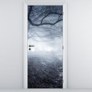 Foto tapeta za vrata - Cesta u magli (95x205cm)
