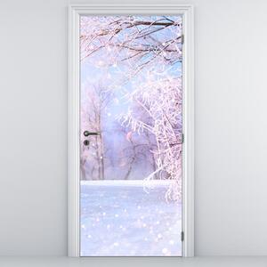 Foto tapeta za vrata - Mrazna zima (95x205cm)