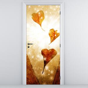 Foto tapeta za vrata - Slika ruke pune ljubavi (95x205cm)