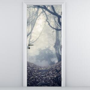 Foto tapeta za vrata - Šuma u magli (95x205cm)