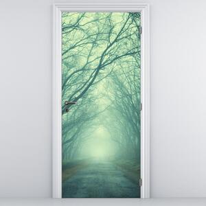 Foto tapeta za vrata - Put od drvoreda (95x205cm)