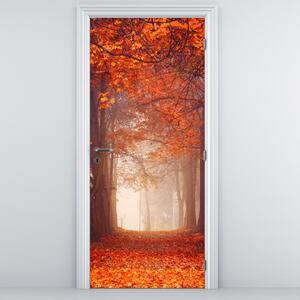 Foto tapeta za vrata - Jesenska šuma (95x205cm)
