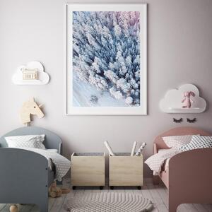 Plakat - Snježna šuma (A4)
