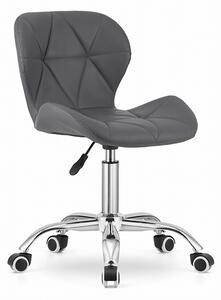 Uredska stolica outlet - Avola grey leather