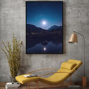 Plakat - Pun mjesec nad jezerom (A4)