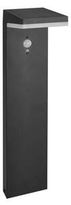 Emos LED solarna vrtna svjetiljka VEREA, senzor pokreta, crna, 4.4W, 3000K, IP44, 500mm