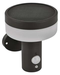 Emos LED solarna zidna svjetiljka TERION, senzor pokreta, antracit, 2W, 3000K, IP44