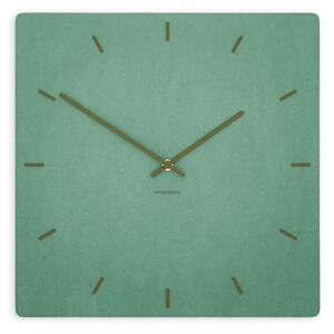 Zidni sat Luxhora Pura Square Mint Green 11 boja kazaljki