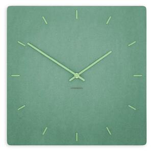 Zidni sat Luxhora Pura Square Mint Green 11 boja kazaljki
