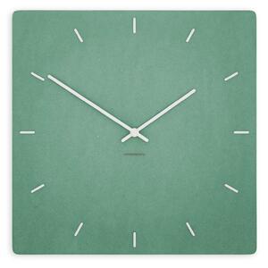 Zidni sat Luxhora Pura Square Mint Green 11 boja kazaljki