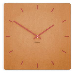 Zidni sat Luxhora Pura Square Orange 11 boja kazaljki