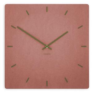 Zidni sat Luxhora Pura Square Red 11 boja kazaljki