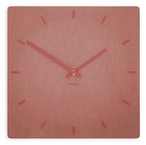 Zidni sat Luxhora Pura Square Red 11 boja kazaljki