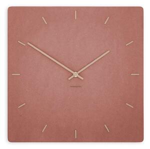 Zidni sat Luxhora Pura Square Red 11 boja kazaljki