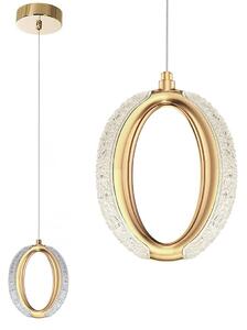 Viseća Kristalna Lampa LED G114-1CP Złota