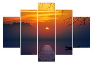 Slika mosta sa zalaskom sunca (150x105 cm)